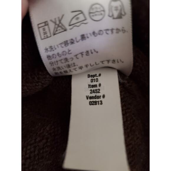 Eddie Bauer Button-Up Brown Cardigan with Pockets Womens Size PL - Picture 8 of 13